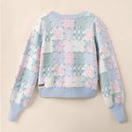 Matilda Jane  Heart to Heart Waltz of the Flowers Patchwork Sweater Size Medium Photo 1
