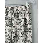 Tahari Floral Print High Waisted 100% Linen Pants Size Medium Photo 3