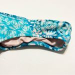 Shade & Shore  Cheeky Bikini Bottom Ruched Blue White Tie Dye NWOT XS Photo 2