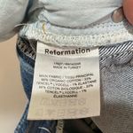 Reformation High Rise Straight Slim Jeans Laguna Sz 26 Photo 7