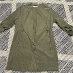BKE  Green Flyaway Lightweight Oversized Jacket Size Large Photo 5