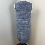 Anthropologie  Holding Horses Blue Fringed Kint Sweater Dress Small Photo 7