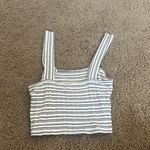 Mezzanine Pink & White Striped Top Photo 1