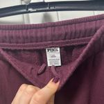 PINK - Victoria's Secret  Burgundy Sweatpants  Photo 4