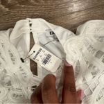 EXPRESS  White Lace Top size L Photo 2