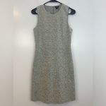 Theory NWT  Rained K Felt Knit Wool Blend Grey Sleeveless Mini Sheath Dress Sz 6 Photo 2