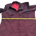 Lane Bryant Venezia Jeans Stretch Button Down Top Shirt Womens Plus Size 14/16 Burgundy Photo 6