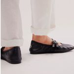 Free People NWOT Gemini Ballet Flats in Black Photo 3