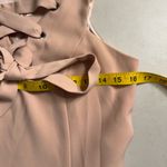 Shilla  Elegant Pink Lace-Up Dress Photo 3