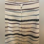 Loft Ann Taylor  wrap skirt w/ blue and purple stripes and frayed edges Photo 3