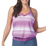 Free Country NWT  WOMENS SIZE Large SUNRISE STRIPE BLOUSON TANKINI Photo 0