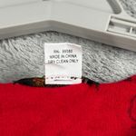 Elizabeth New York Cardigan Red Black Paisley Petite L Embellished Boho Chic Size undefined Photo 6