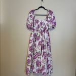 Abercrombie & Fitch  Emerson Poplin Puff Sleeve Midi Dress Size Small Photo 6