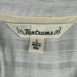 Tantrums Boho Dress Women's L Light Blue Cotton Lace‎ Trim Summer Festival Size L Photo 4