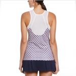 Grand Slam Women's Geo Printed Tennis Golf Pickleball Tank Top Mesh Piecing XXL Red Photo 1