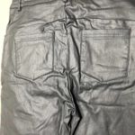 Princess Polly Coated Shiny Skinny Jeans Black Hi-Rise Faux Leather Pants Size 6 Photo 4