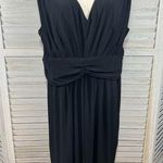 Fashion Bug  Sheath Dress V Neck Black-20 Photo 0