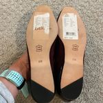 Enzo Angiolini NWOT- Enzo Angliolini Liberty Burgundy Suede & Black Patent Detail Loafer Flats Photo 5