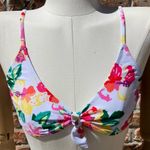 Beachsissi Colorful  floral bikini top with bow detailing / L / Excellent cond. Photo 1