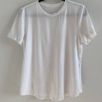 Lululemon White Love Curved Hem Crewneck Tee Size 8 Photo 2