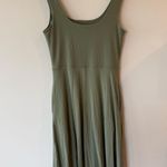 NWT Weekend Sleeveless Square Neck Midi Dress Muted Sage Green Women's Medium Photo 1