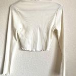 PaperMoon Long Sleeve Ribbed Top  Photo 0