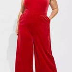 Torrid Velvet Wide Leg Jumpsuit- Size 2X Photo 1