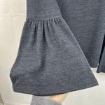 Just Female Size S Sweater Lucia Blouse Long Bell Sleeve Pullover Minimalist Top Blue Photo 4