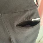 Michael Kors Black Stretchy Midrise Button Straight Leg Pants Sz 4 Photo 10