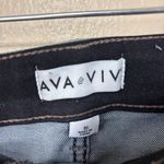 Ava & Viv  Dark Wash Women's Mid Rise Skinny Jeans Size 16 Photo 3