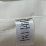 Joie  Women's White Sleeveless One Button Notch Colalr Blazer Vest Jacket Size 6 Photo 3