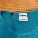 Gymshark  Lightweight Short Sleeved Blue Crop Top size Large Photo 2