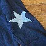 Sundry Cropped Navy Hoodie with Americana Details, Sz Small Photo 4