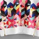 SheIn Geo Print Zip Side Sweatshirt Photo 3