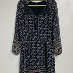 Madewell  Black Woodland Mini Dress Sz 4 Photo 1
