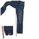 BLANK NYC  Crop Girlfriend Embellished Jeans - Blue - 25 Photo 5