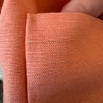 Kasper Womens Linen Peach Pink Satin Lined Open Front Lapel Blazer sz 16P Career Photo 8