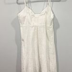 Lilly Pulitzer White Eyelet Mini Dress | Size 8 | Sweetheart Neckline Photo 1