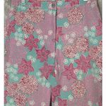 Lilly Pulitzer Vintage  Capri Pants Womens 2 Stretch Pink Floral Resortwear Photo 1