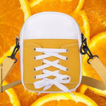 Yellow Shoes Design Crossbody Bag, Cute Zipper Shoulder‎ Bag Photo 0