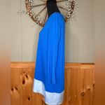 White House | Black Market Royal Blue w/light blue satin feel bottom layer Sz: L Photo 2