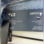 American Eagle Outfitters flare high rise stretch Blue Denim Jeans 27w 4 court Photo 4