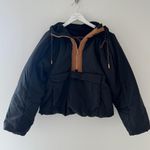 Free People NWT Black In A Pillow Puffer Photo 2