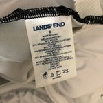 Lands' End Tankini Top Underwire Removable Pads Tummy Control Black White 8 Photo 2