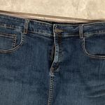 Faded Glory  Denim Skort Mini Skirt w Built-In Stretch Shorts Lined Size 12 Photo 6