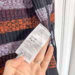 Ganni  Striped Merino Rib Cropped Cardigan Maxi Skirt Set Photo 3