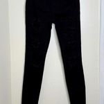 Arizona Jeans Arizona Jean Co Black Very Distressed Hi Rise Jegging Jeans Size 7 Long Juniors Photo 2