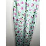 ZARA  Satin Floral Sleeveless V-Neck Ruffle Trim Side Slit Midi Dress S NWT Photo 7