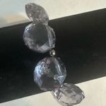 Macy's Large Crystal Beaded‎ Stretchy Bracelet Photo 2