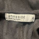 Stateside  Women's Black Ribbed Scoop Neck Racerback Tank Top Size XS Photo 2